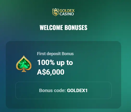 Goldex Casino Sign Up